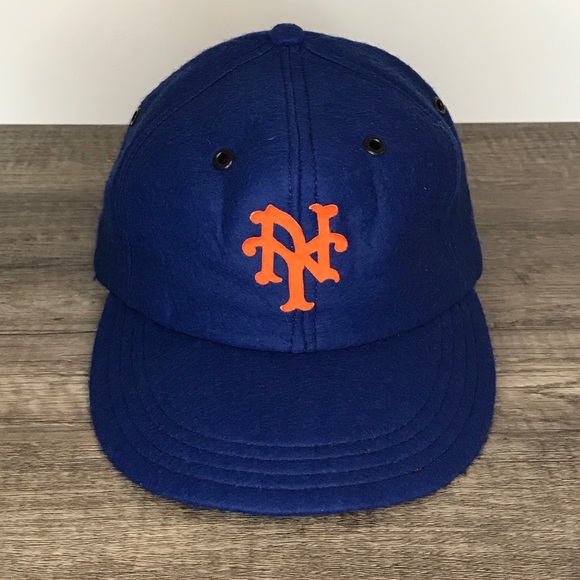 Vintage New York Mets Fitted Wool Hat 